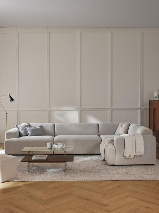 Draggery Melva Corner Sofa: Large, 4-Seater