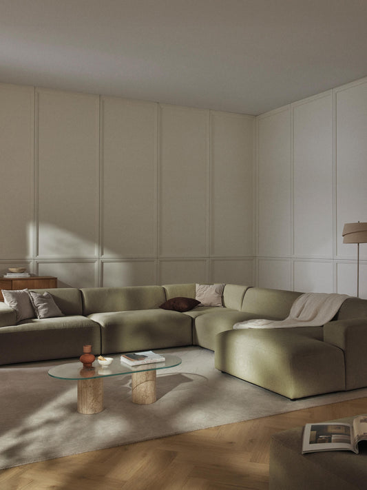 Draggery Melva Corner Sofa: XL