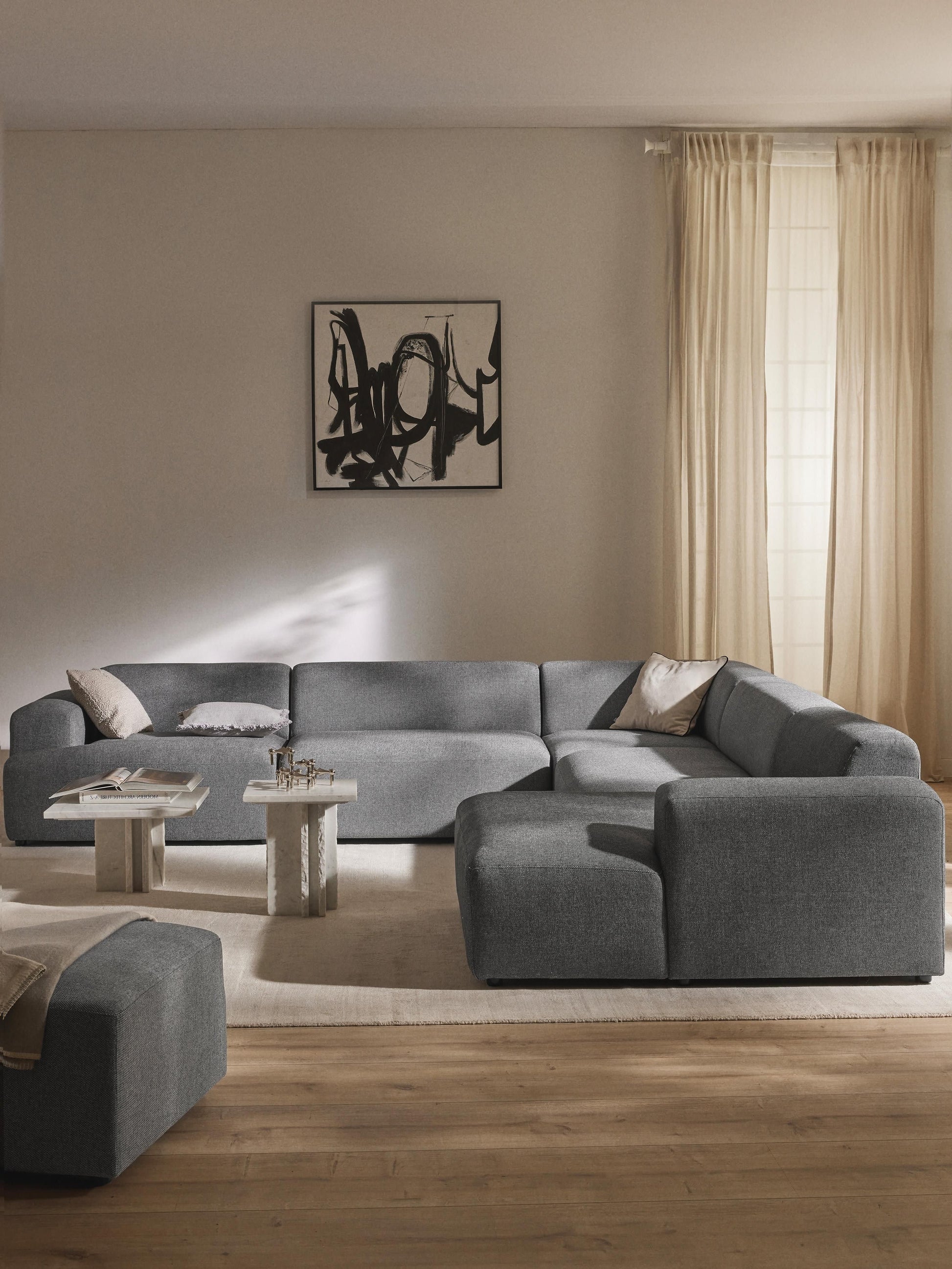 Draggery Melva Corner Sofa: XL