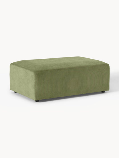 Draggery Melva Ottoman in Corduroy, Size XL, W 116 x D 72 cm