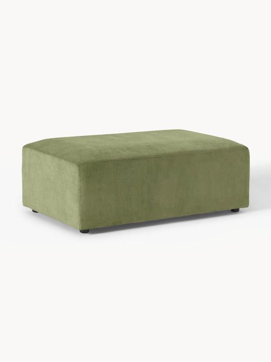 Draggery Melva Ottoman in Corduroy, Size XL, W 116 x D 72 cm