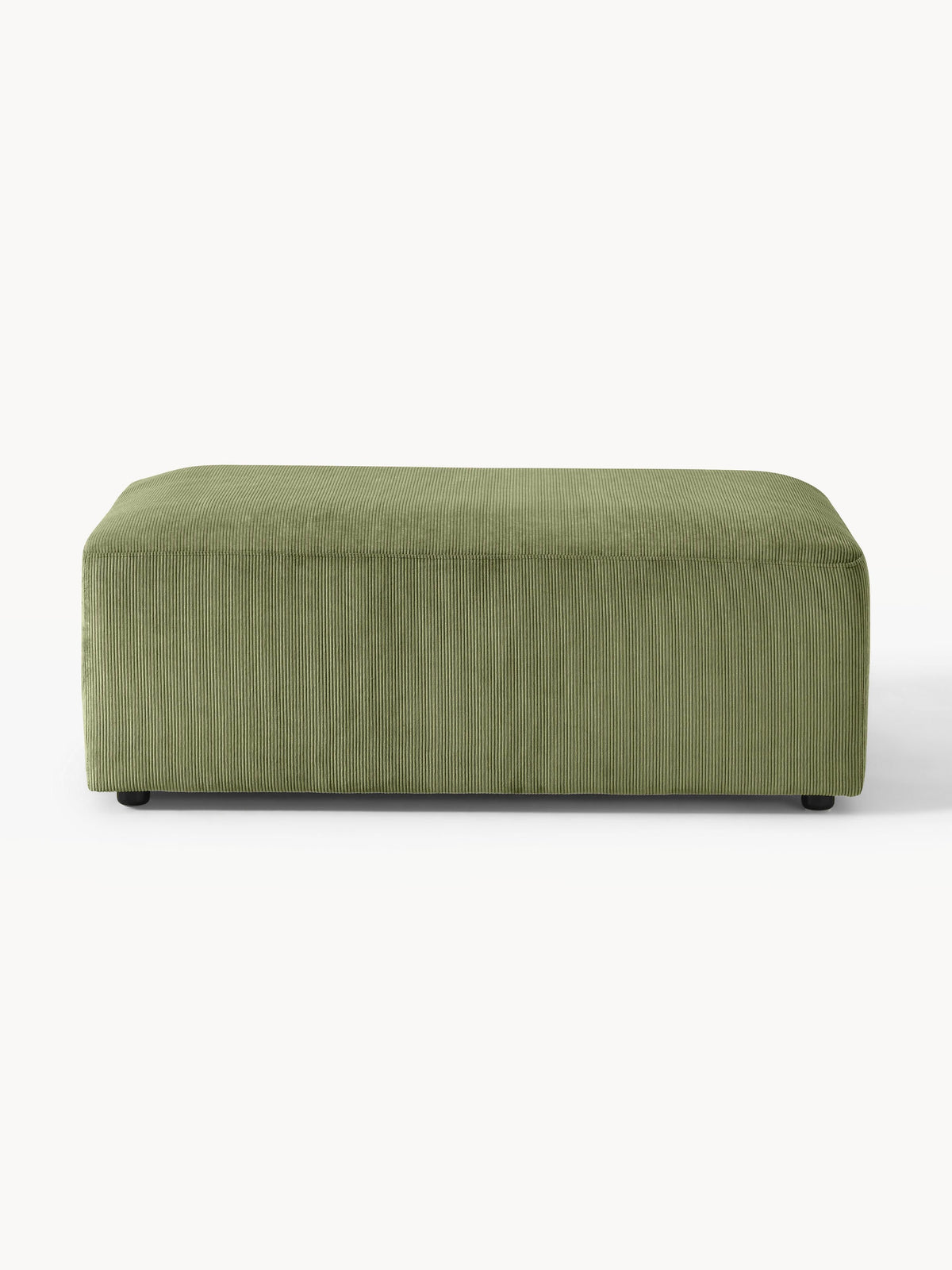 Draggery Melva Ottoman in Corduroy, Size XL, W 116 x D 72 cm