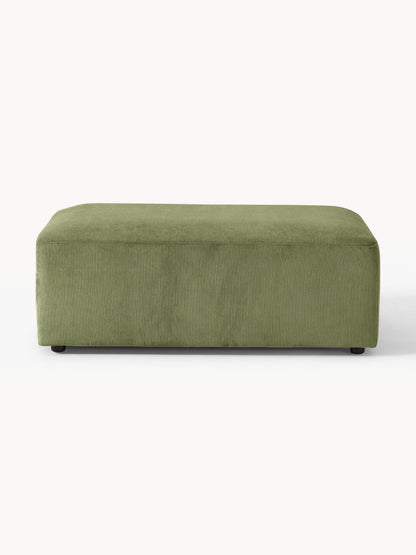 Draggery Melva Ottoman in Corduroy, Size XL, W 116 x D 72 cm