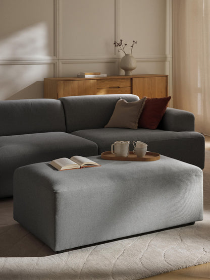 Draggery Melva Ottoman in Size XL, W 116 x D 72 cm