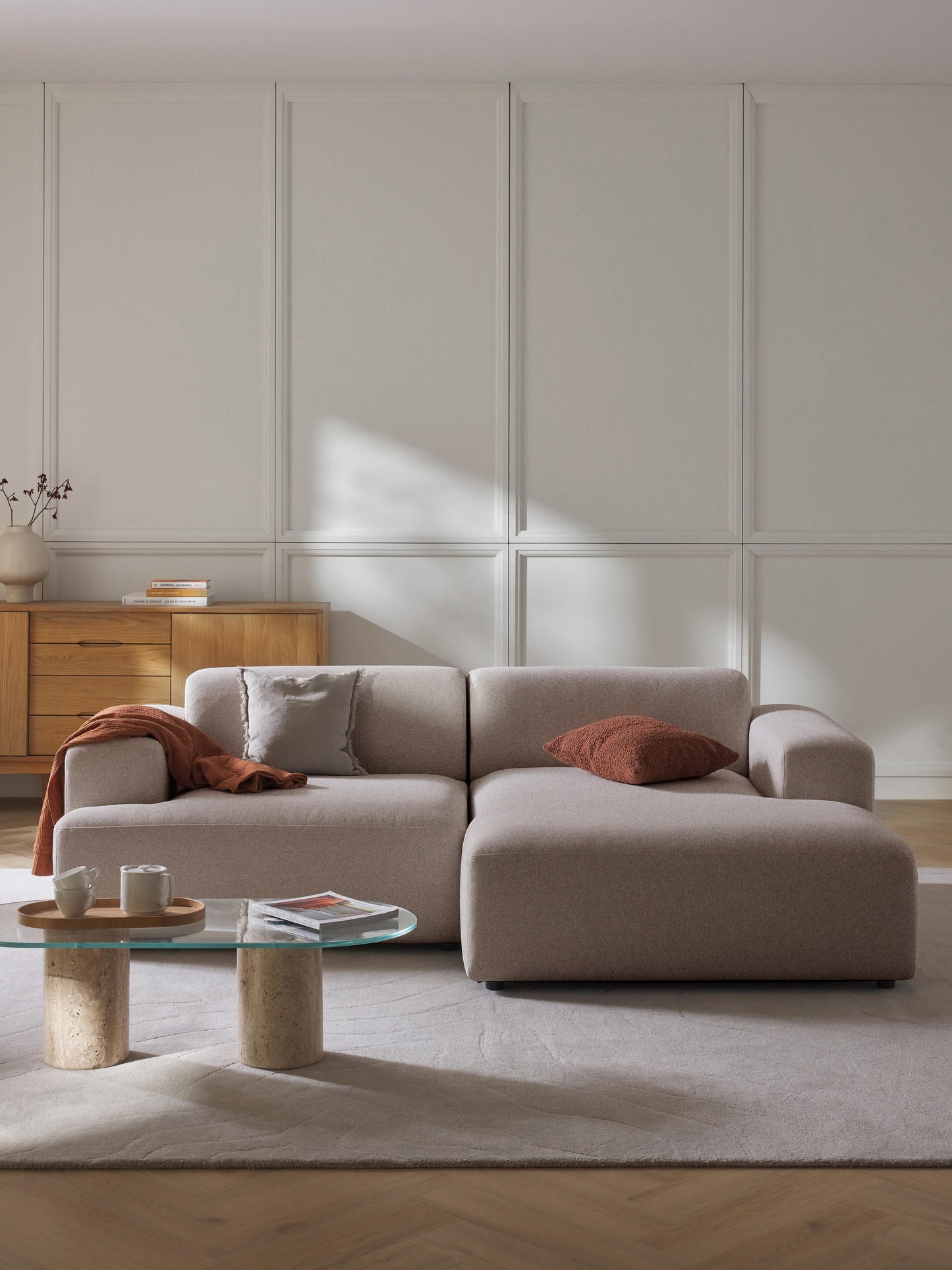 Draggery Melva Sofa, Corner, 3-Seater