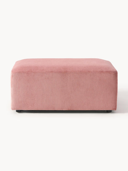 Draggery Melva Stool with Corduroy Cover, W 99 x D 72 cm
