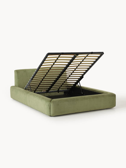 Draggery Melva Upholstered Bed Frame with Storage