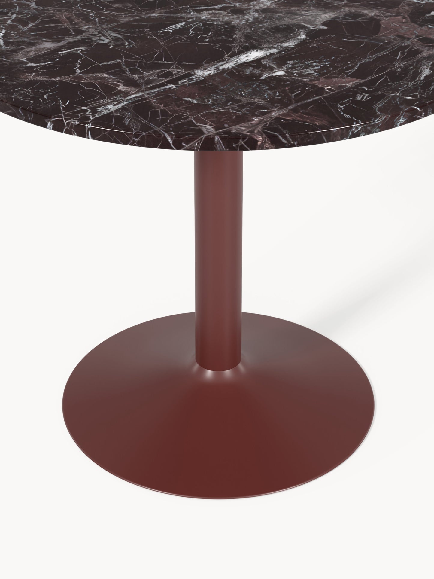 Draggery Miley Dining Table in Marble, Round, Ø 90 cm