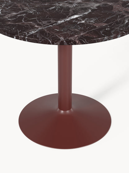 Draggery Miley Dining Table in Marble, Round, Ø 90 cm