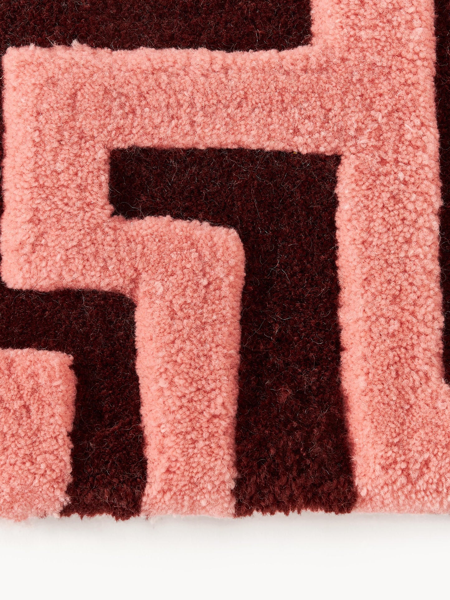 Draggery Monty Rug, Hand-Tufted in Wool, with Raised High-Low Texture