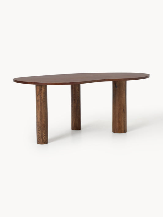 Draggery Naruto Oak Dining Table with Organic Shape, in Various Sizes
