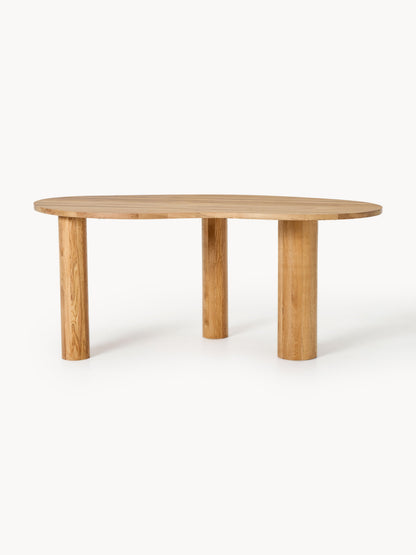 Draggery Naruto Oak Dining Table with Organic Shape, in Various Sizes