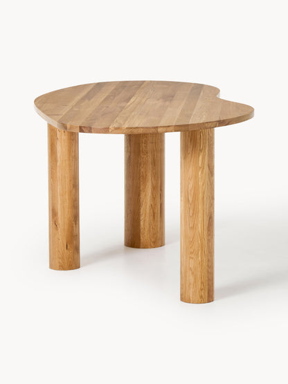 Draggery Naruto Oak Dining Table with Organic Shape, in Various Sizes