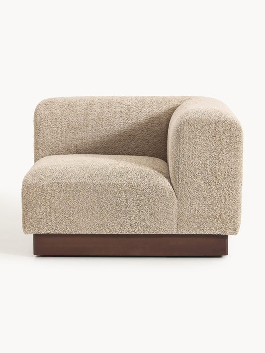 Draggery Natalie Corner Module with Teddy Bouclé Cover