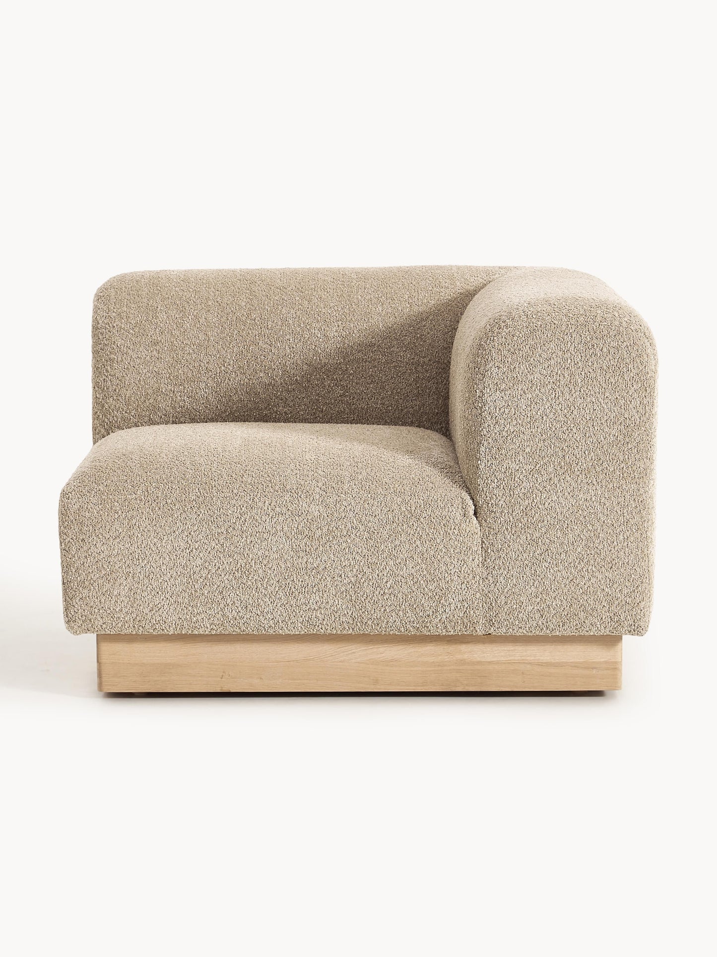Draggery Natalie Corner Module with Teddy Bouclé Cover