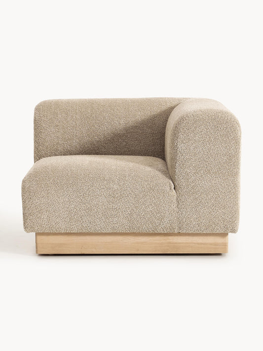 Draggery Natalie Corner Module with Teddy Bouclé Cover