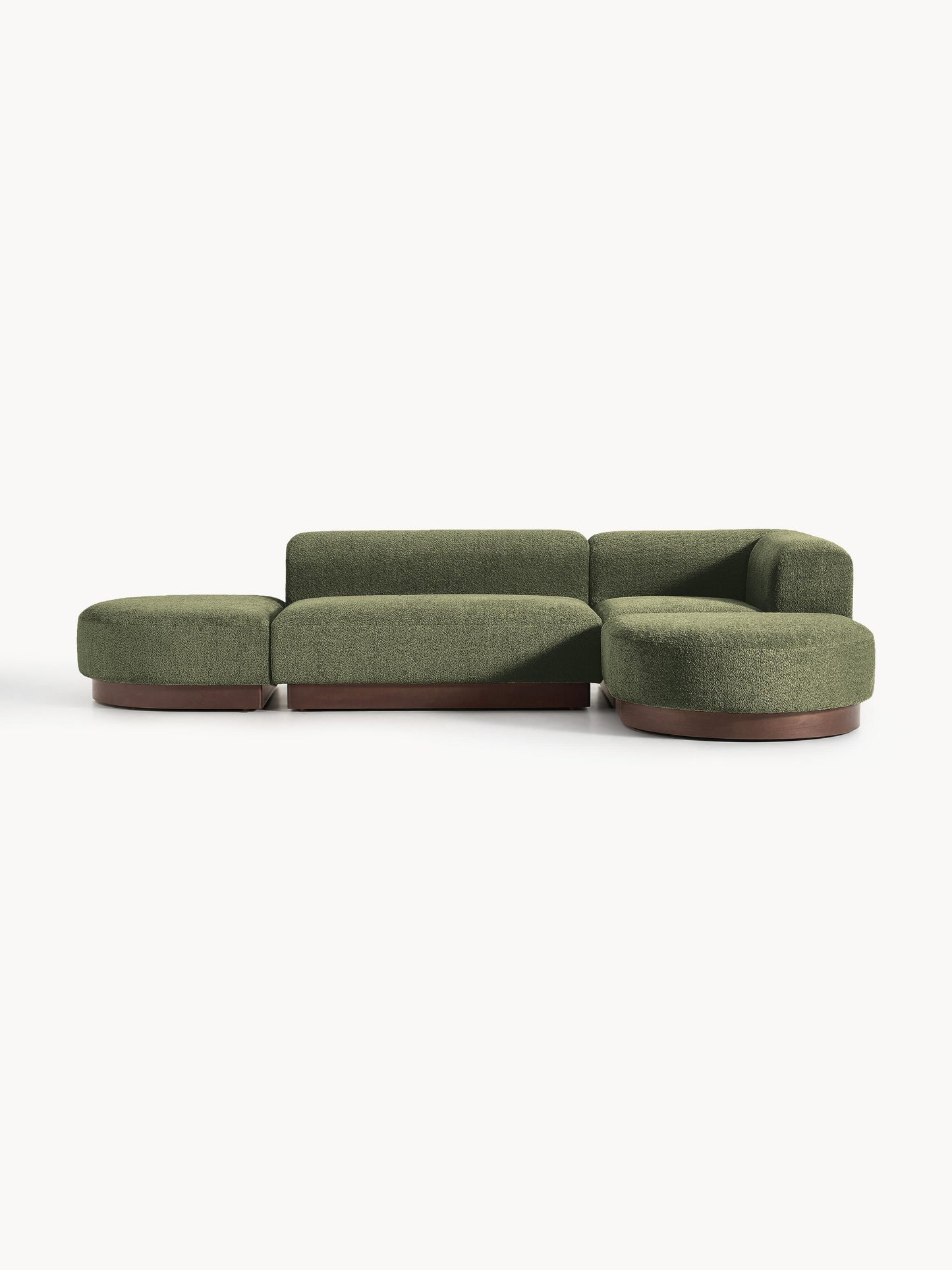 Draggery Natalie Modular Corner Sofa with Teddy Bouclé Cover