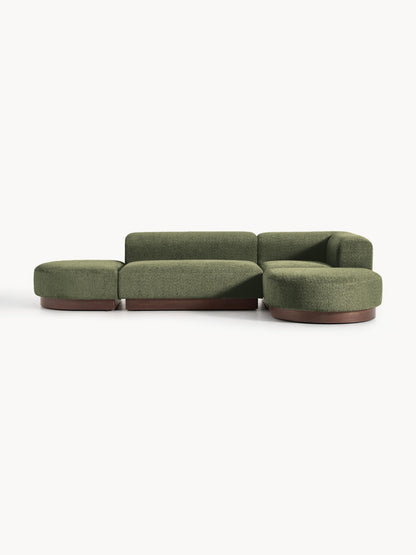Draggery Natalie Modular Corner Sofa with Teddy Bouclé Cover