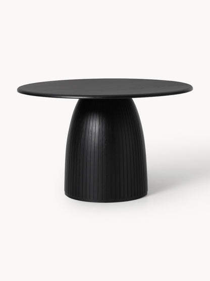 Draggery Nelly Fluted-Texture Round Dining Table, in Various Sizes