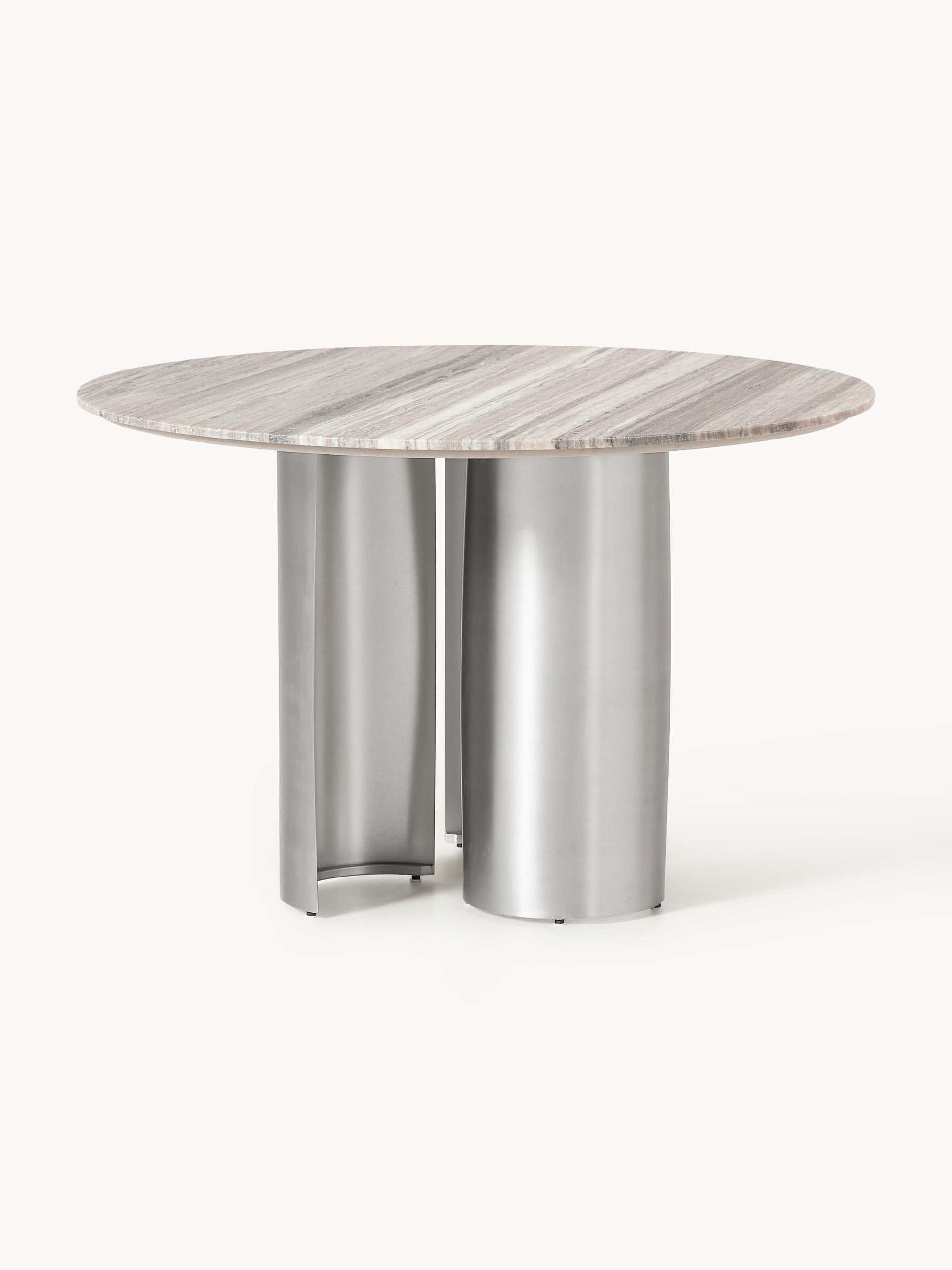 Draggery Noam Round Dining Table, Tabletop in Marble, Ø 120 cm