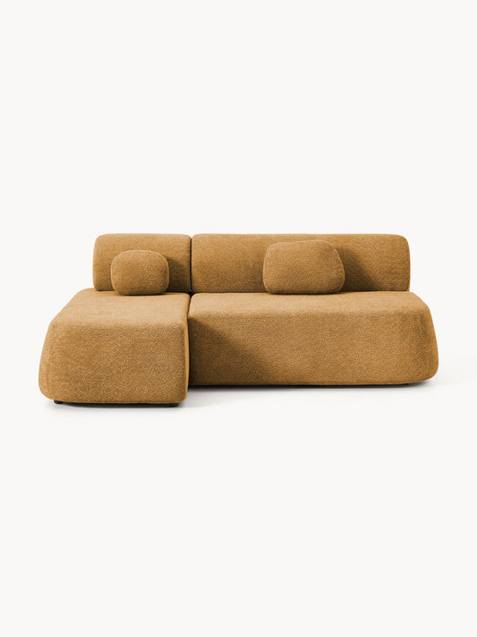 Draggery Pao Storage Sofa Bed, Teddy Bouclé