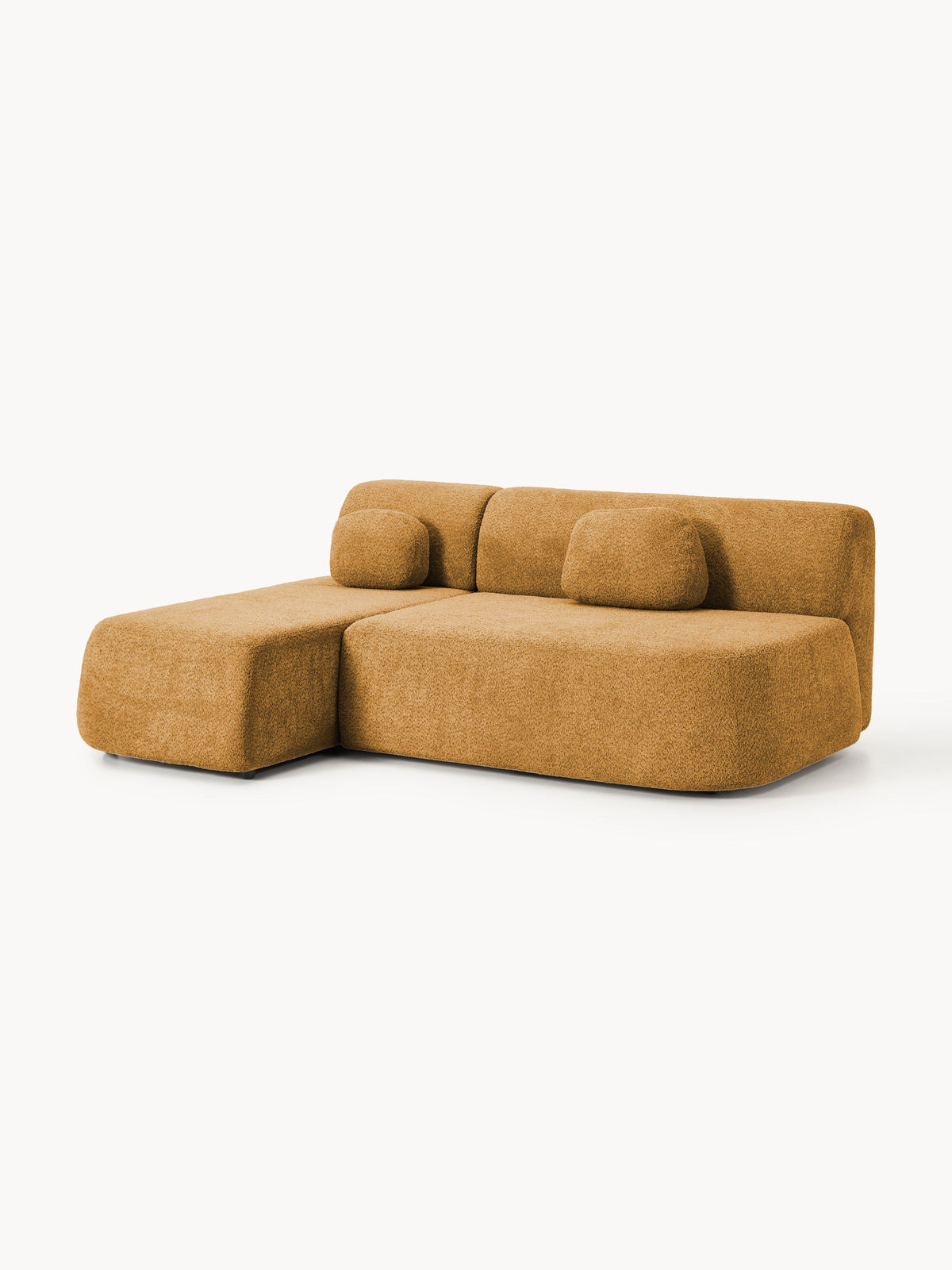 Draggery Pao Storage Sofa Bed, Teddy Bouclé