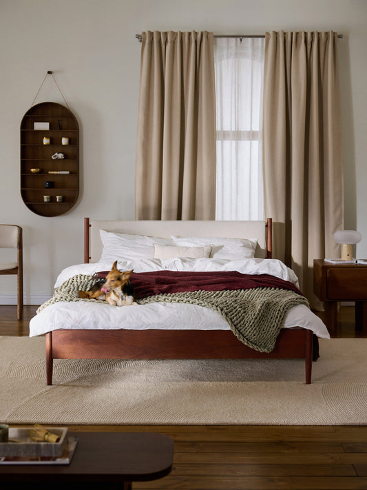 Draggery Paul Mango Wood Bed Frame