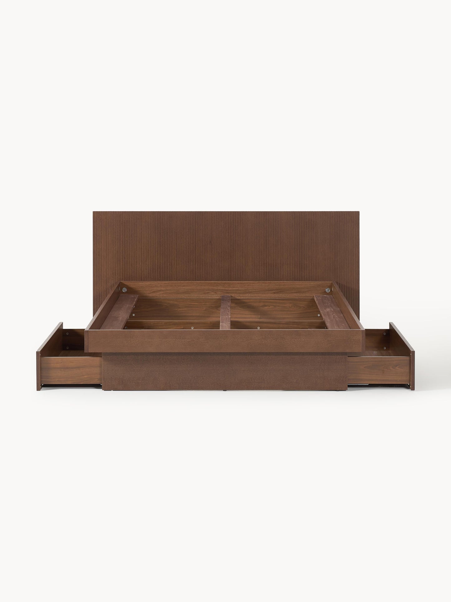 Draggery Sato Bed with Headboard and Drawers, Wooden