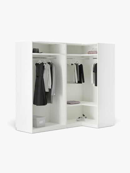 Draggery Simone Modular Wardrobe, Corner, 215 cm Wide, in Various Sizes