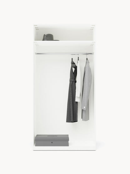 Draggery Simone Wardrobe with Hinged Doors, Modular, 100 cm Wide, in Various Sizes