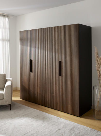Draggery Simone Wardrobe with Hinged Doors, Modular, 200 cm Wide, in Various Sizes