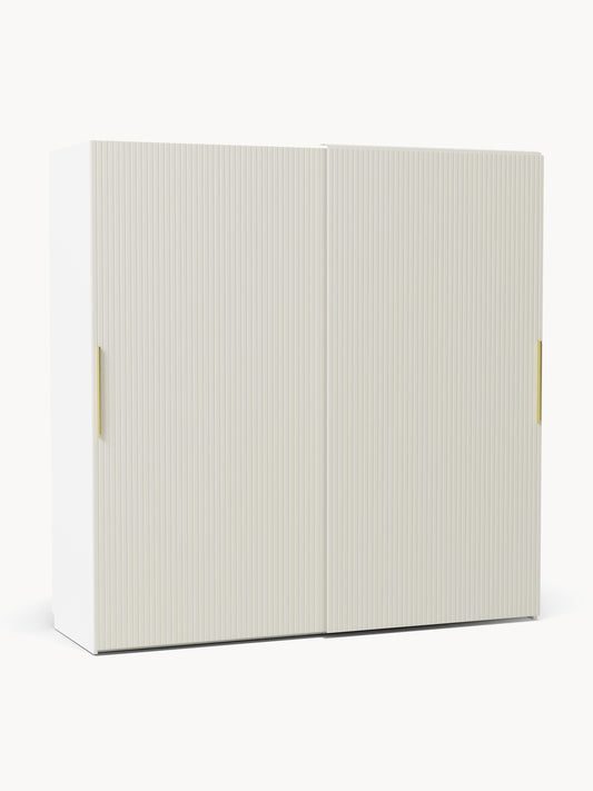 Draggery Simone Wardrobe with Sliding Doors, Modular, 200 cm Wide, in Various Sizes