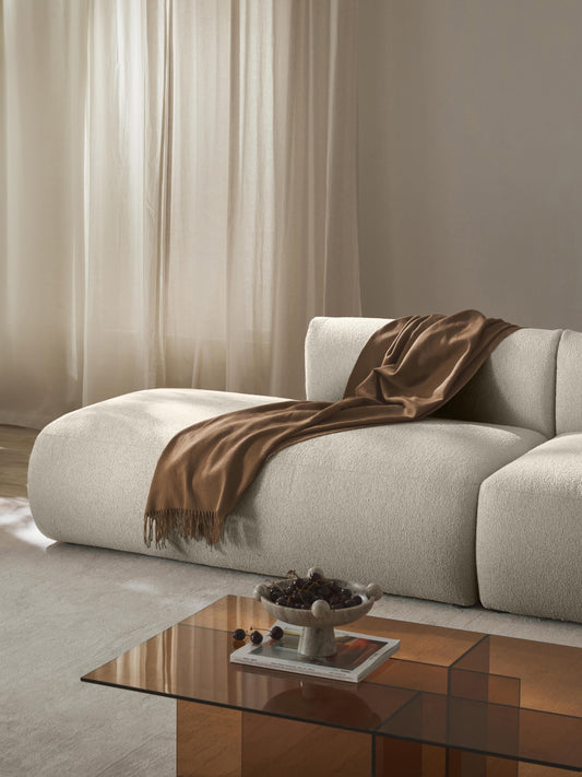Draggery Sofia Chaise Module with Bouclé Cover
