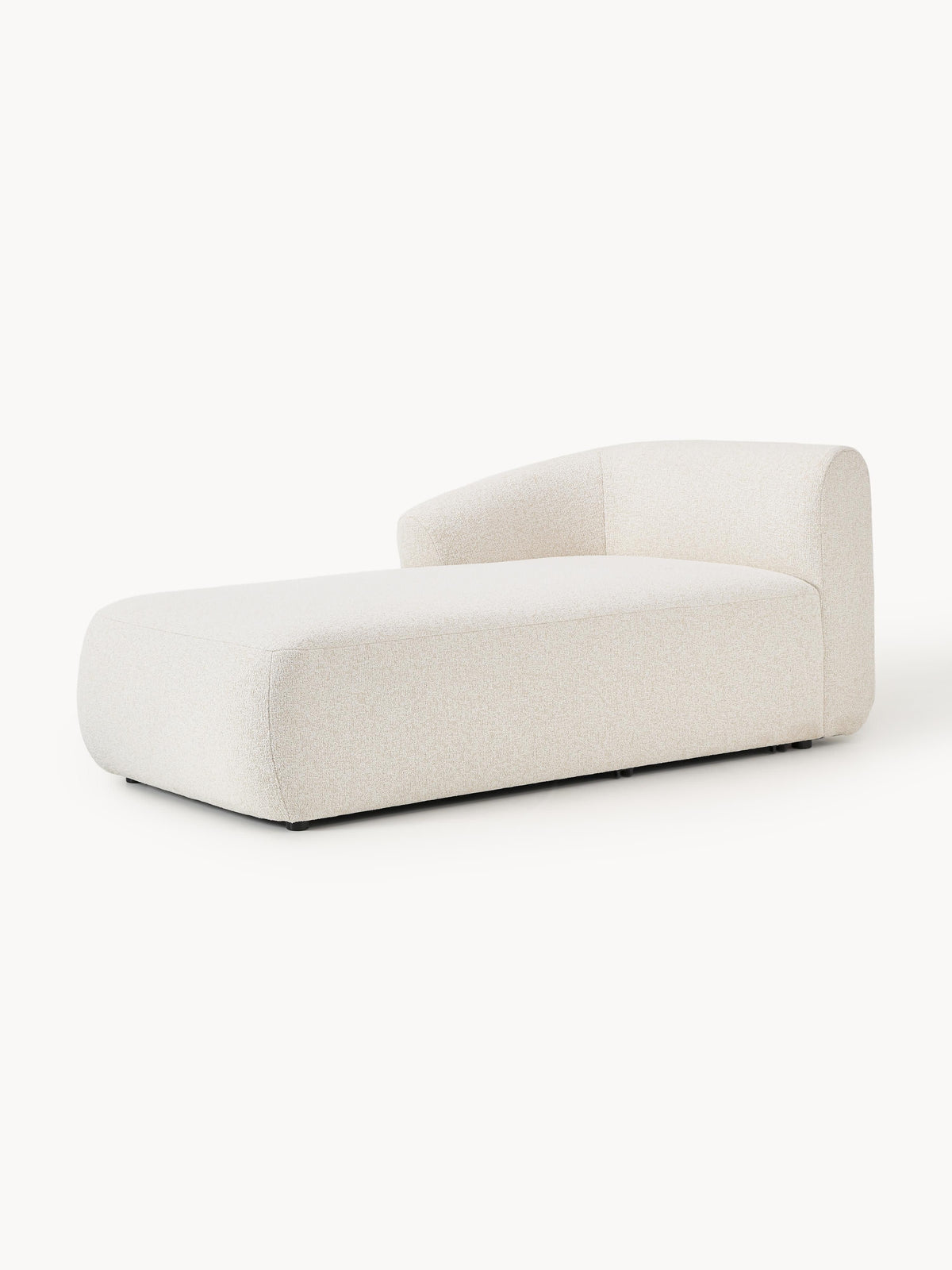 Draggery Sofia Corner Module with Chaise in Bouclé