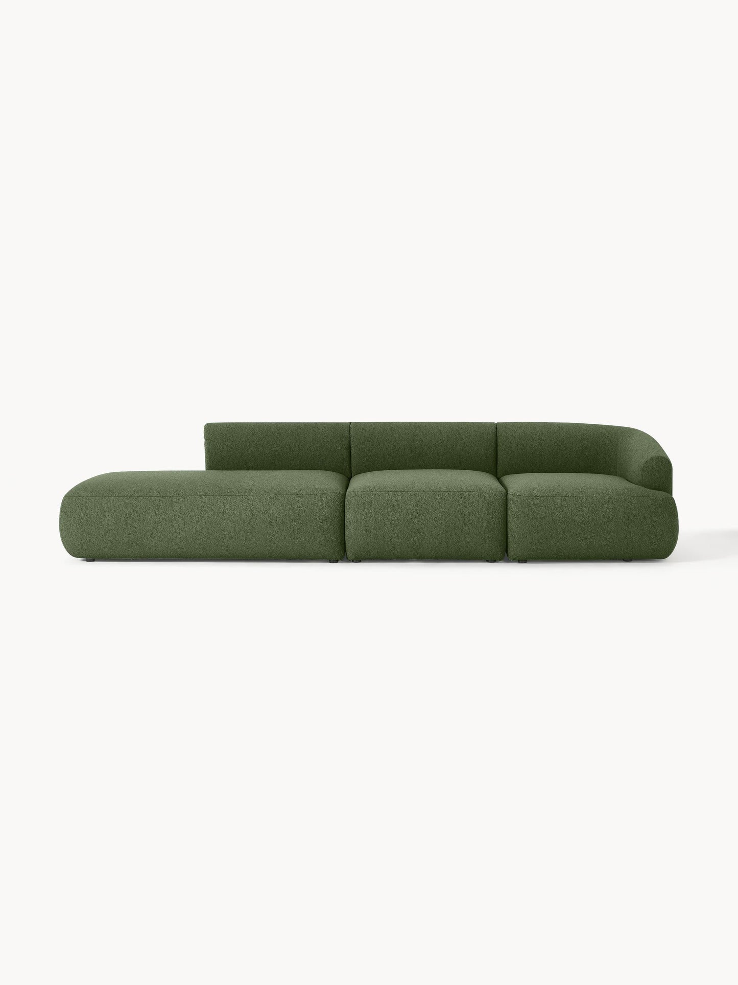 Draggery Sofia Modular Chaise with Bouclé Cover (2-Seater)