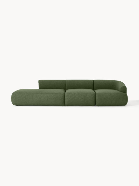Draggery Sofia Modular Chaise with Bouclé Cover (2-Seater)