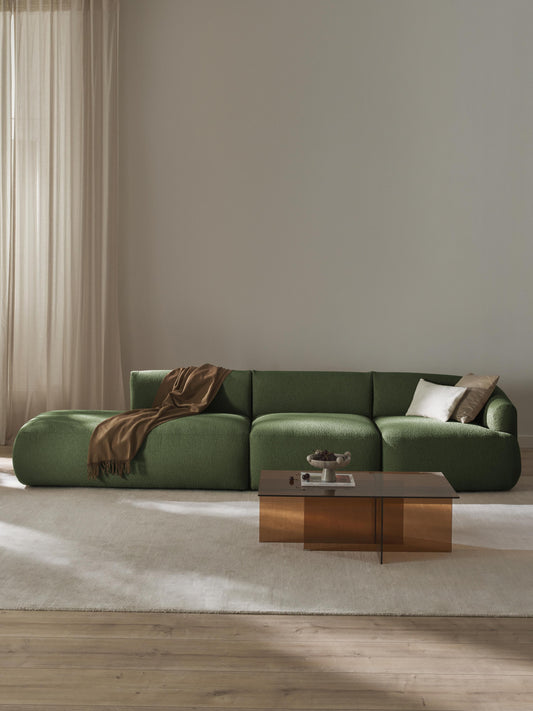 Draggery Sofia Modular Chaise with Bouclé Cover (2-Seater)