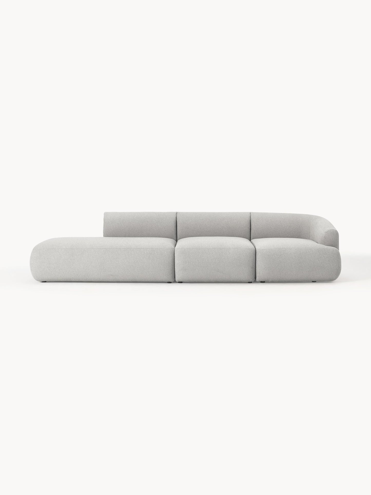 Draggery Sofia Modular Chaise with Bouclé Cover (2-Seater)