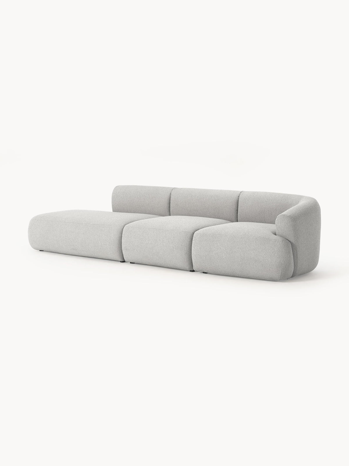 Draggery Sofia Modular Chaise with Bouclé Cover (2-Seater)