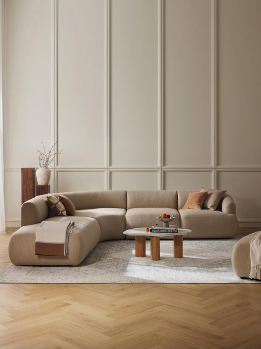 Draggery Sofia Modular Corner Sofa: 4-Seater