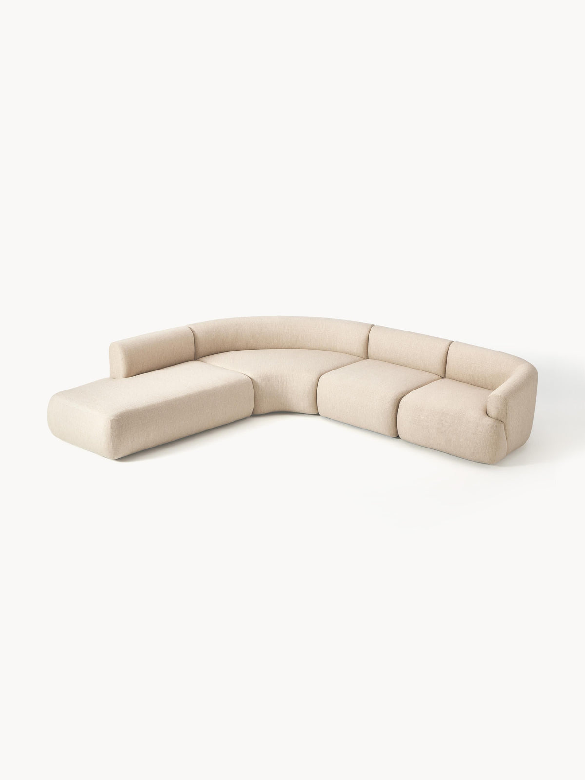 Draggery Sofia Modular Corner Sofa: 4-Seater