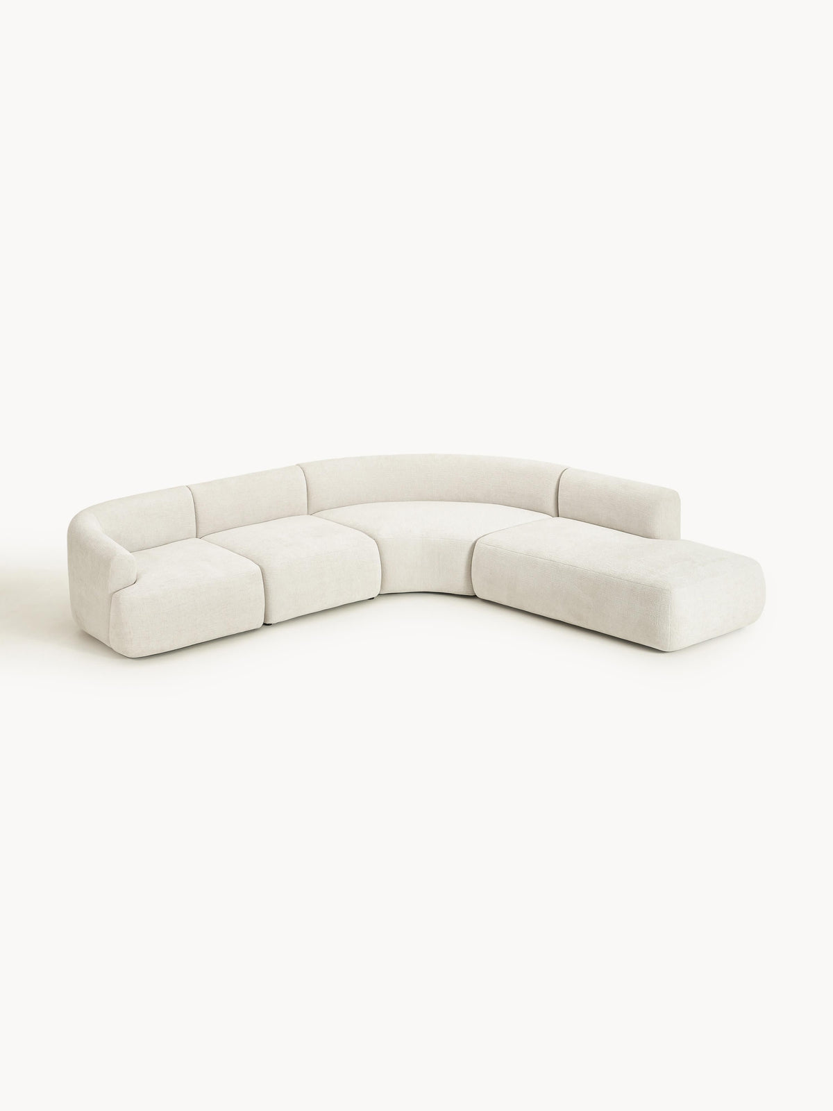 Draggery Sofia Modular Corner Sofa: 4-Seater