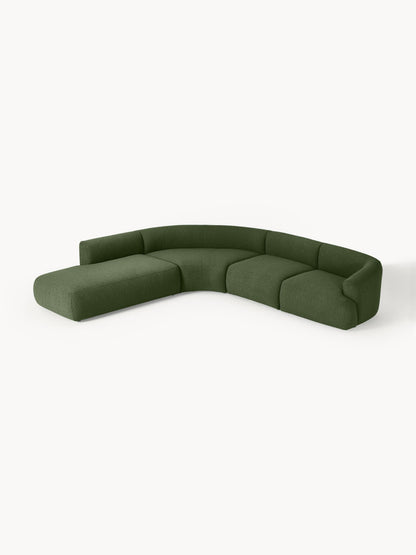 Draggery Sofia Modular Corner Sofa with Bouclé Cover, 4-Seater