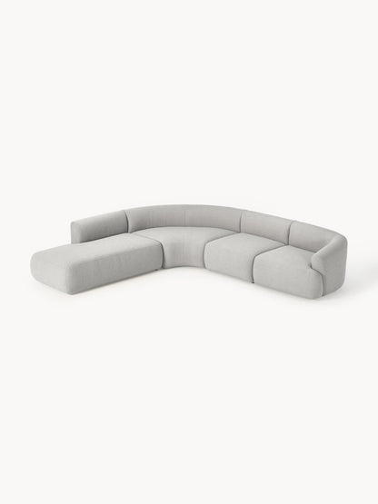 Draggery Sofia Modular Corner Sofa with Bouclé Cover, 4-Seater
