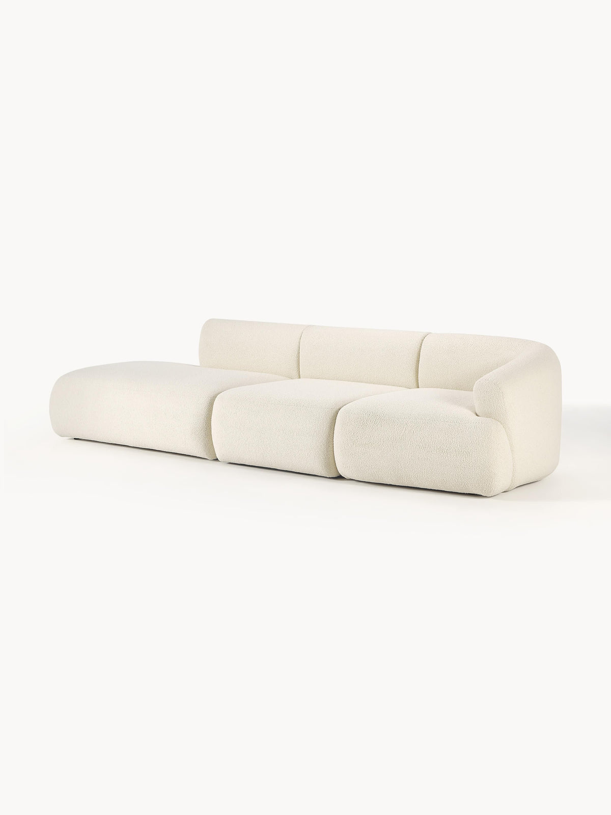 Draggery Sofia Modular Ottoman with Teddy Cover (3-Seater)