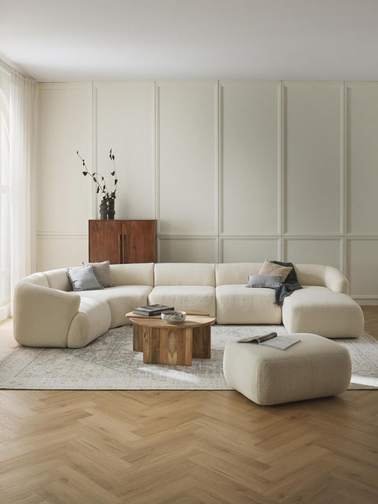 Draggery Sofia Modular Sofa with Teddy Cover, XL