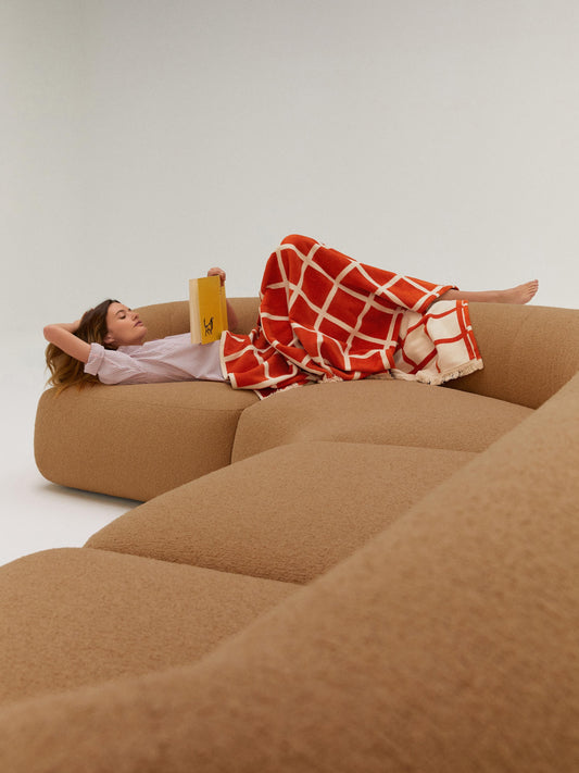 Draggery Sofia Modular XL Sofa with Bouclé Cover