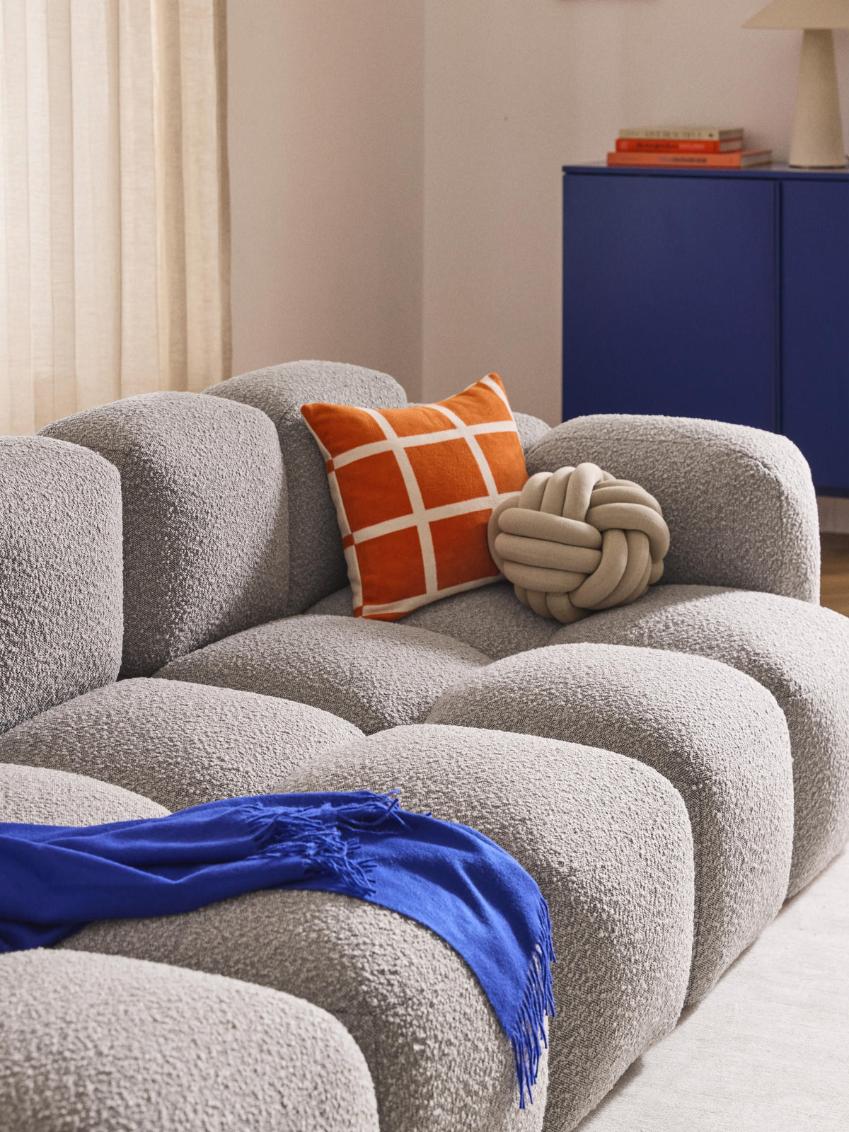 Draggery Tayla Corner Module with Bouclé Cover