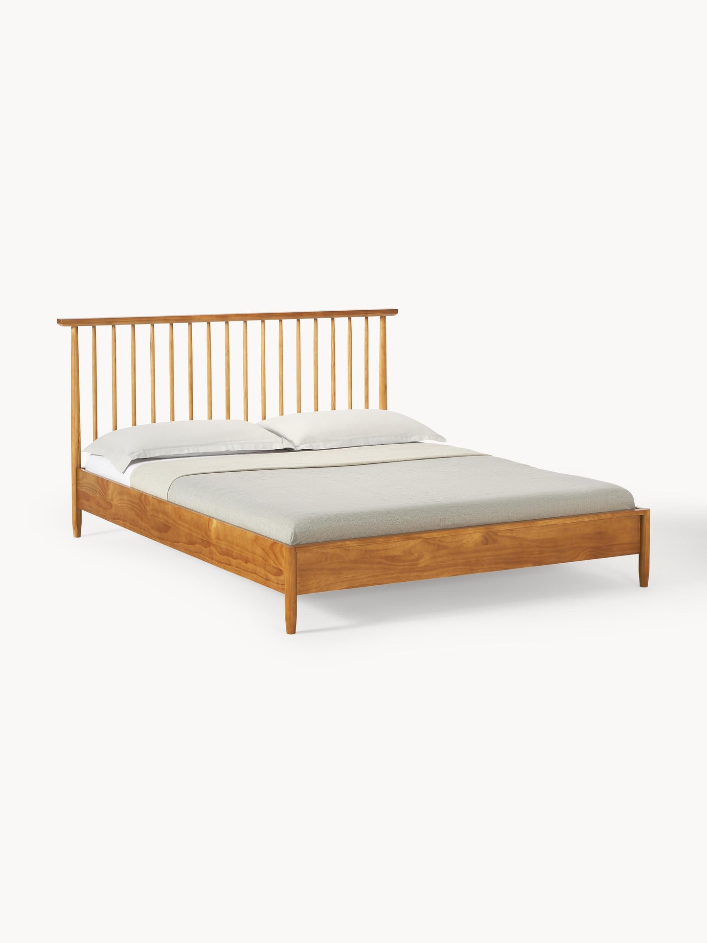 Draggery Windsor Bed, Wooden, with Pine Headboard