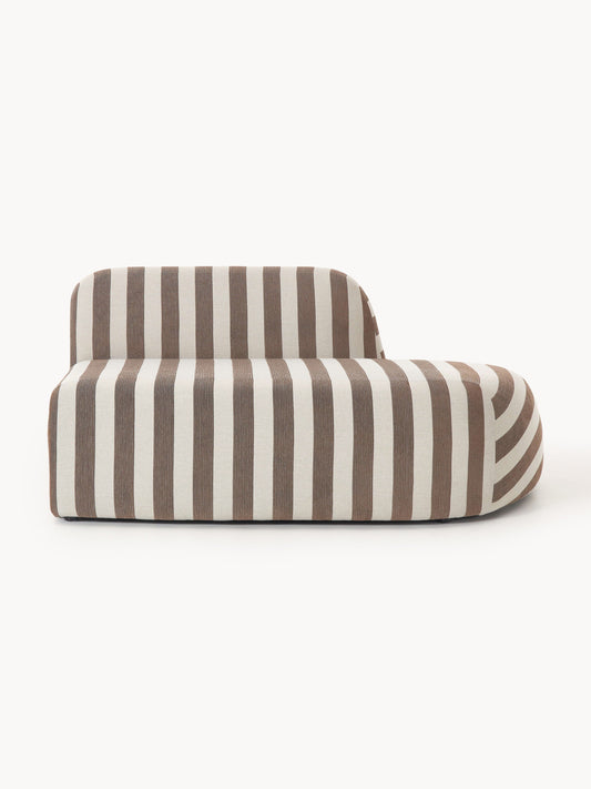 Draggery Wolke Chaise Unit, Striped